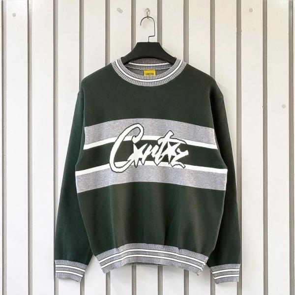 Stripe Graphic Sweater