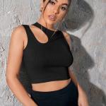 Cut-Out Crop Top