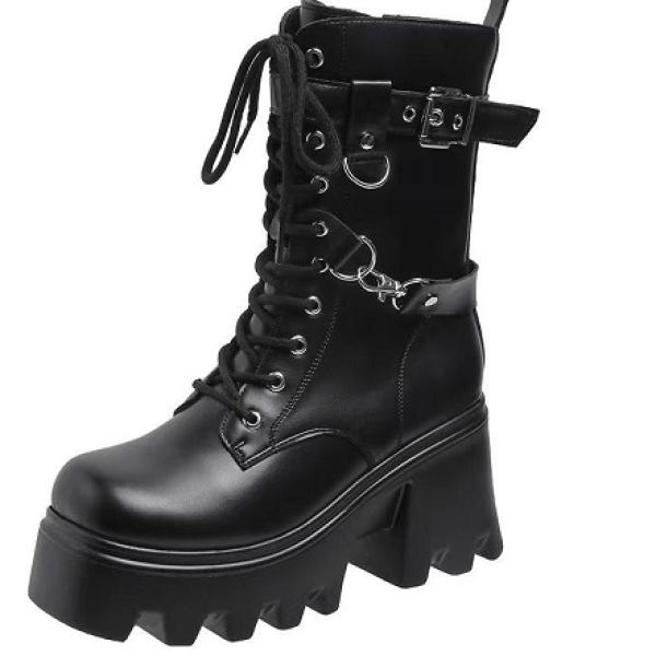 Gothic Platform Combat Boot